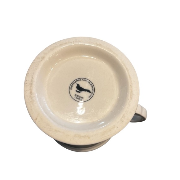 Anthropologie "The Bistro Tile Stoneware Mug” Monogram Edition Letter A - Picture 4 of 9